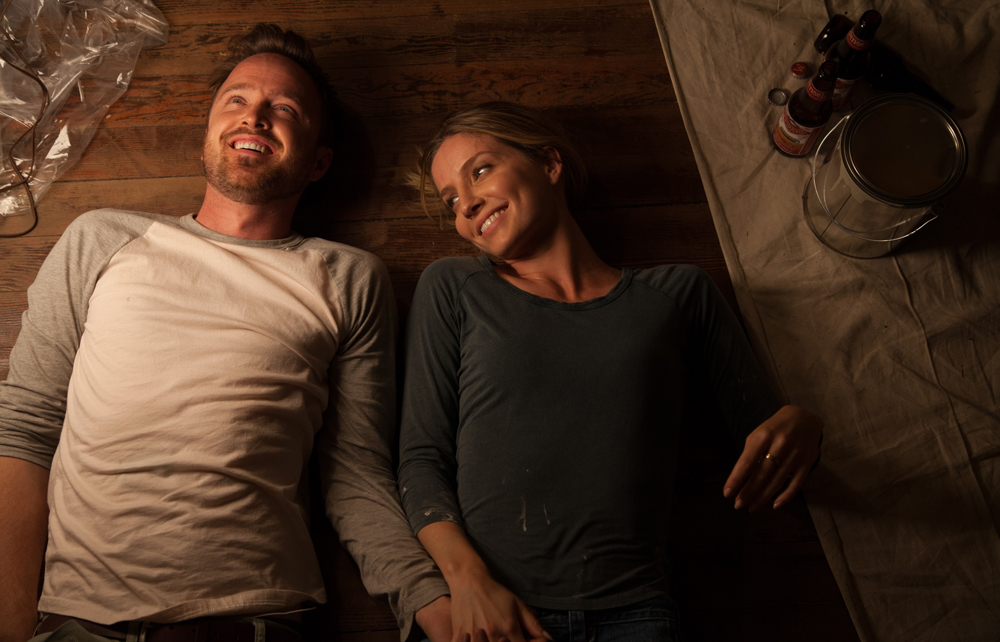 Aaron Paul and Annabelle Wallis in "Come and Find Me"