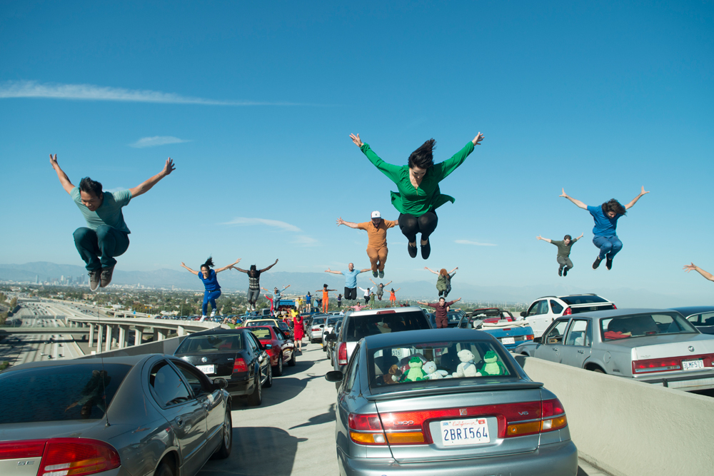 A scene from Damien Chazelle's "La La Land"