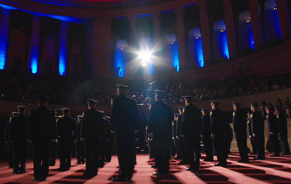 A scene from Peter Nicks' "The Force"