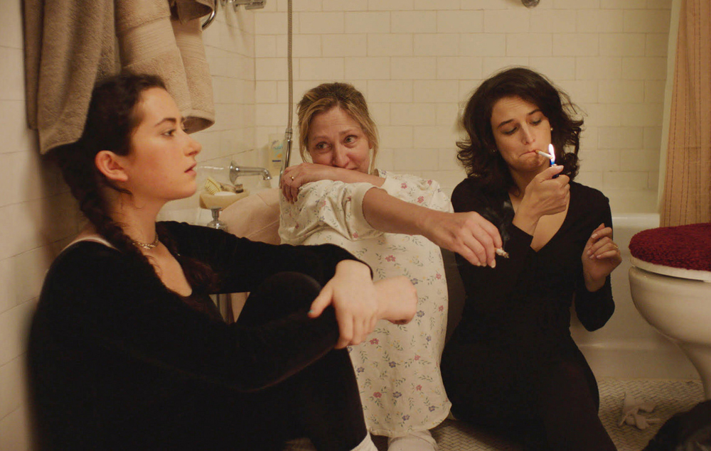 Abby Quinn, Edie Falco and Jenny Slate in "Landline"