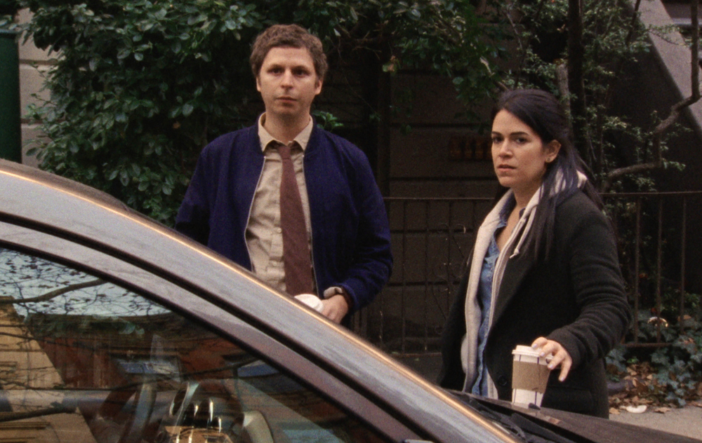Michael Cera and Abbi Jacobson in "Person to Person"