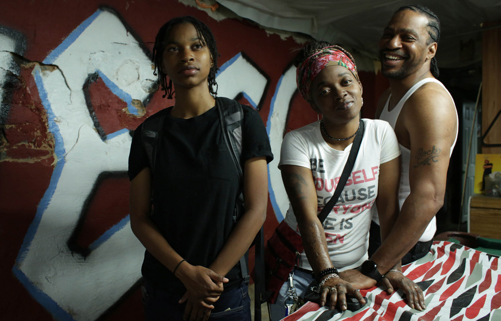 Patricia PJ Rainey, Christine'a Rainey and Chris Quest Rainey in "Quest"
