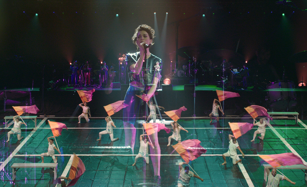 St. Vincent in a scene from "Contemporary Color"