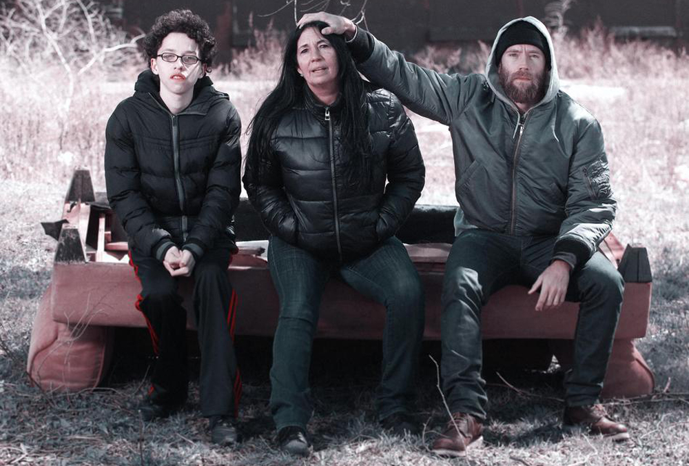Cheryl Honkala, Guillermo Santos and Mark Webber in "Flesh and Blood"