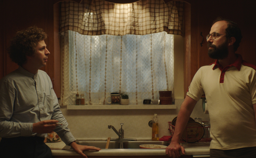 Michael Cera and Brett Gelman in "Lemon"