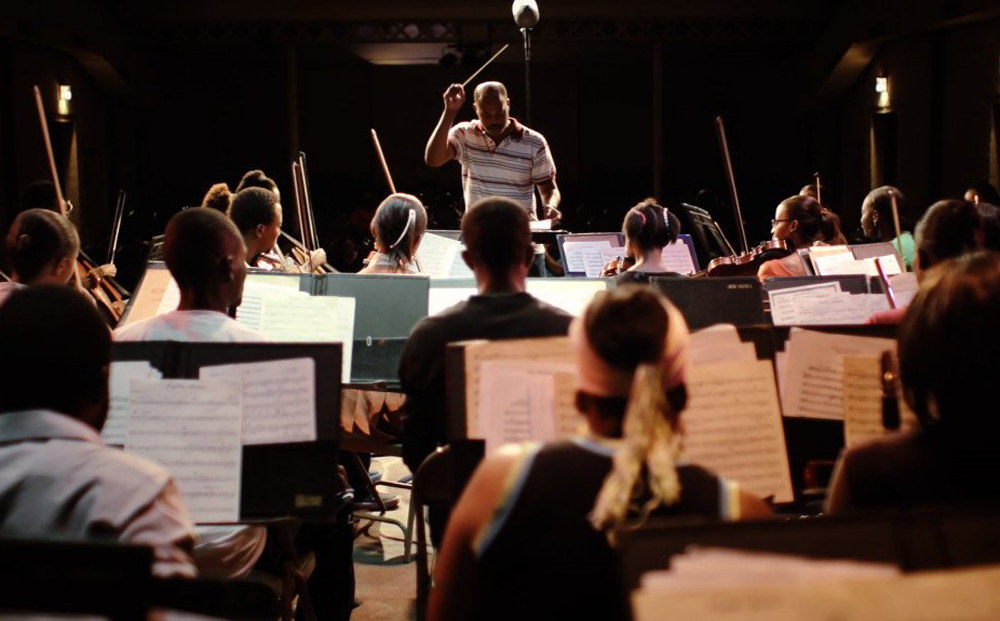 A scene from Owsley Brown's "Serenade for Haiti"