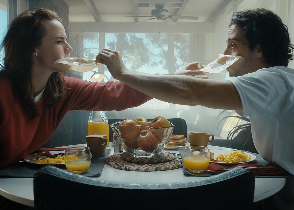 Matt Bush and Renee Felice Smith in "The Relationtrip"