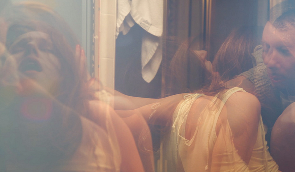 Josephine Decker and Zefrey Throwell in "Flames"