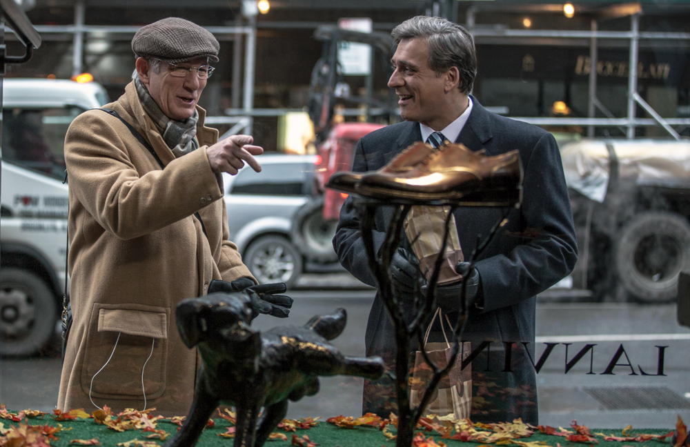Richard Gere and Lior Ashkenazi in "Norman"