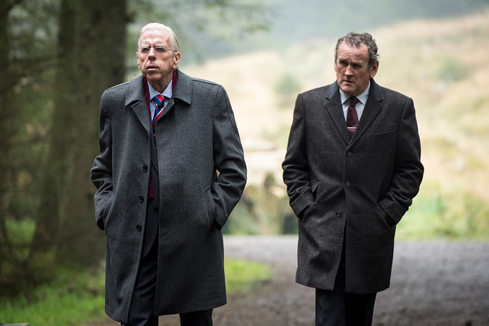 Colm Meaney and Timothy Spall in "The Journey"