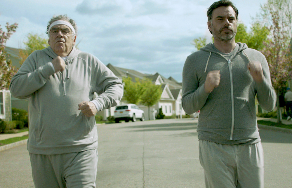 Elliott Gould and Jemaine Clement in "Humor Me"