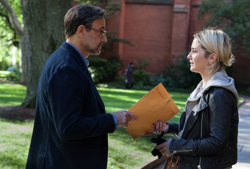 Stanley Tucci and Addison Timlin in "Submission"