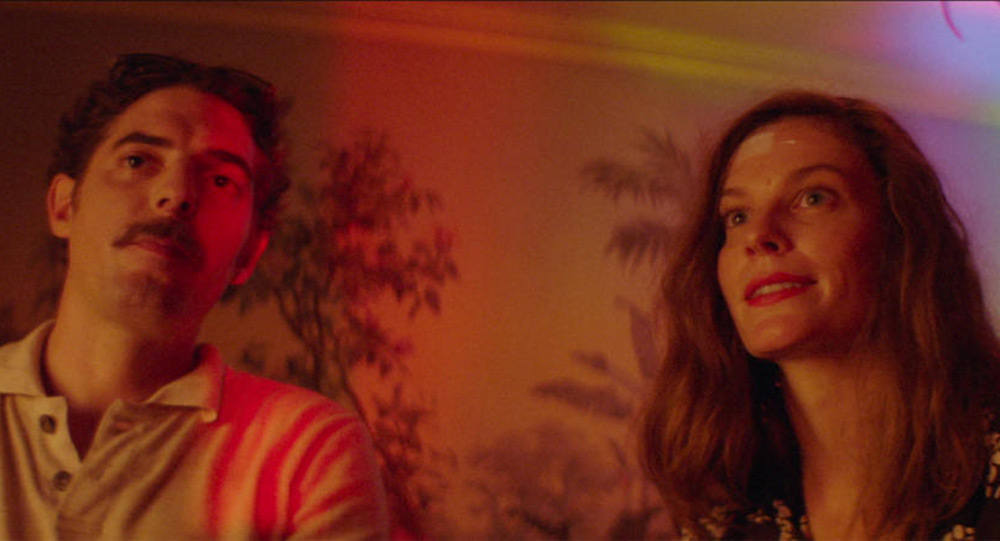 Damien Bonnard and Lindsay Burdge in "Thirst Street"