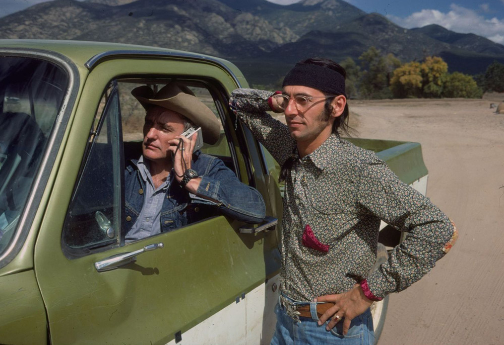 Satya de la Mantou and Dennis Hopper in "Along for the Ride"