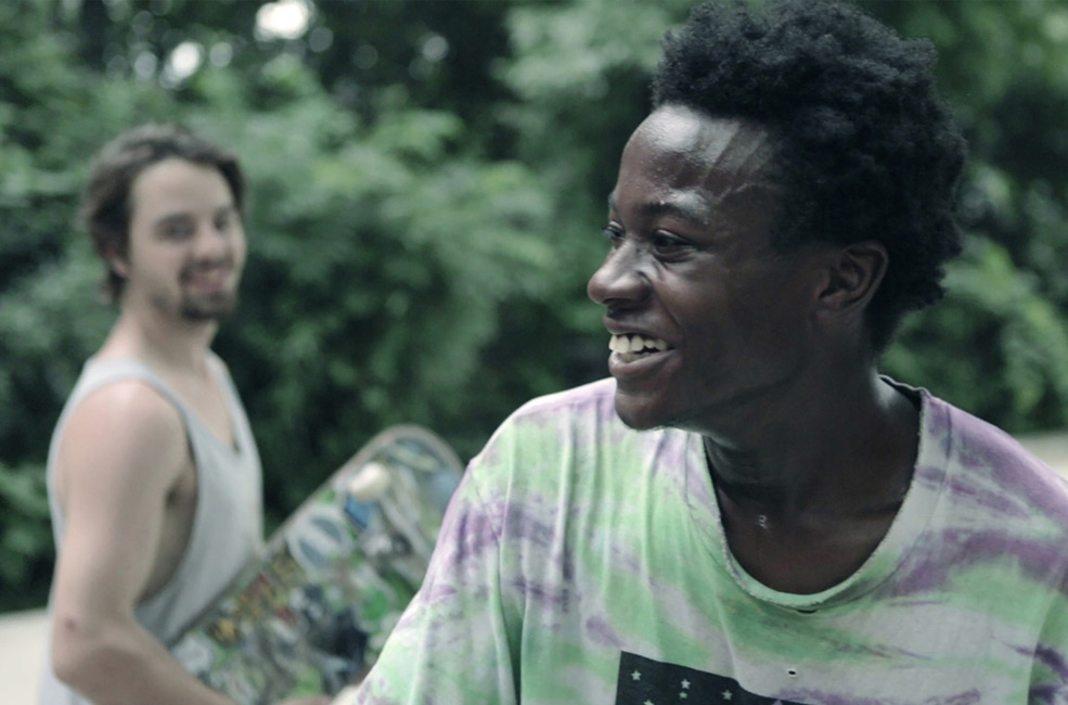 Keire and Zack in a scene from Bing Liu's "Minding the Gap"