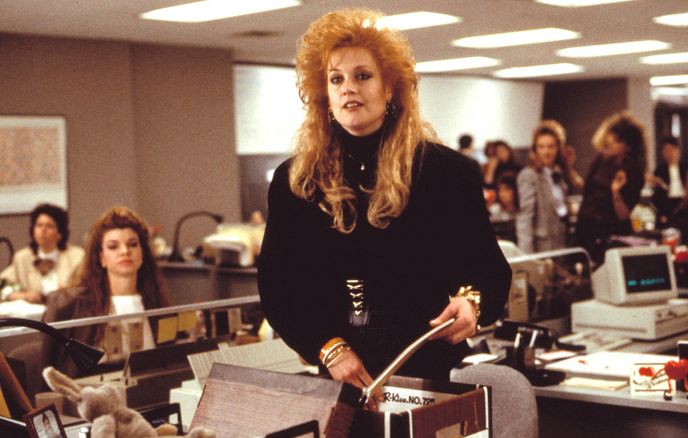 Melanie Griffith in "Working Girl"