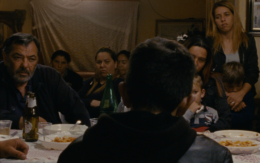 Pio Amato and the Amato family in "A Ciambra"