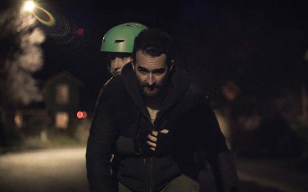 Jay Duplass and Kaitlyn Dever in "Outside In"