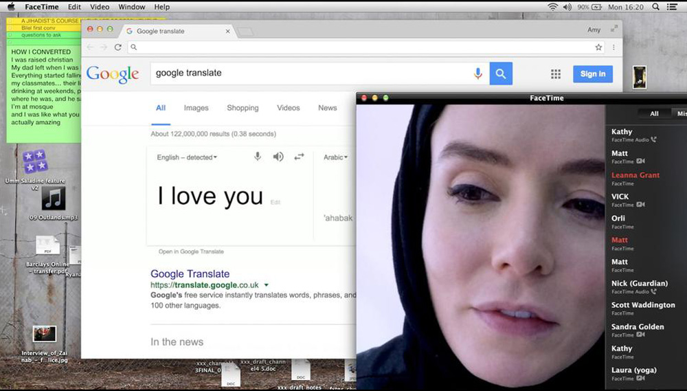 Valene Kane in Timur Bekmambetov's "Profile"