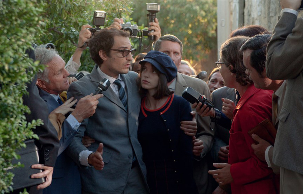Stacey Martin and Louis Garrel in "Godard Mon Amour"