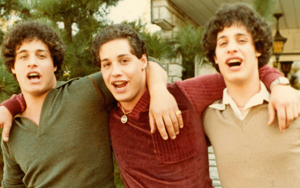 Bobby Shafran, David Kellman and Eddy Galland in "Three Identical Strangers"