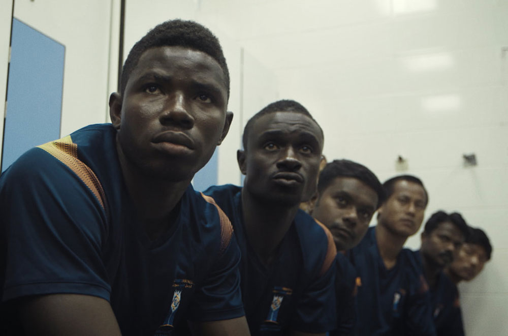 A scene from Adam Sobel's "The Workers Cup"