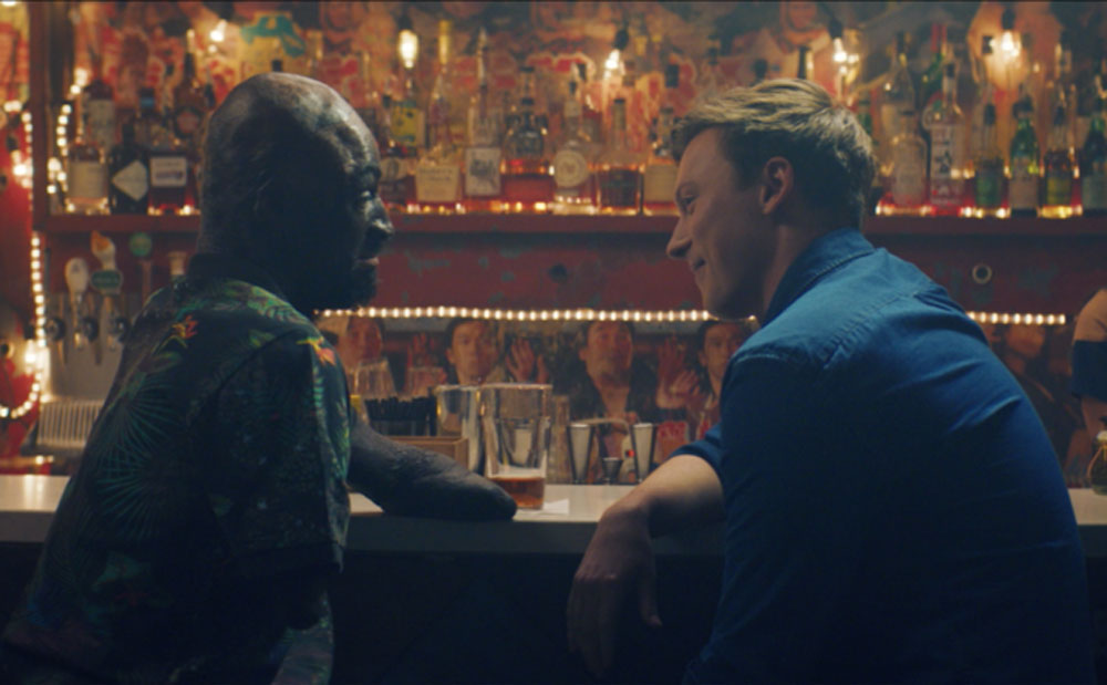 Jesse LaVercombe and Prince Amponsah in "The Things You Think I'm Thinking"