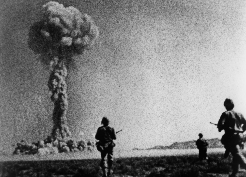 A scene from Kevin Rafferty, Pierce Rafferty and Jayne Loader's "The Atomic Cafe"