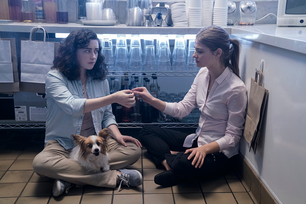 Abby Quinn and Stefanie Scott in "Good Girls Get High"