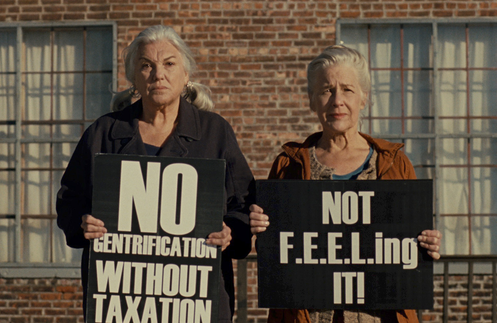 Nana Visitor and Tyne Daly in "A Bread Factory"