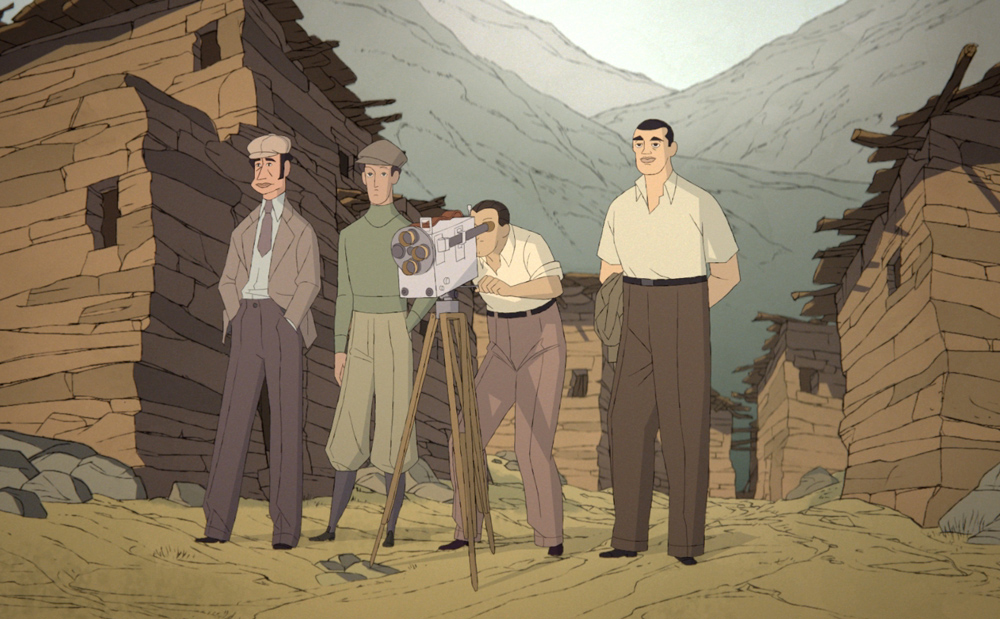 A scene from Salvadoro Simo's "Bunuel in the Labyrinth of Turtles"