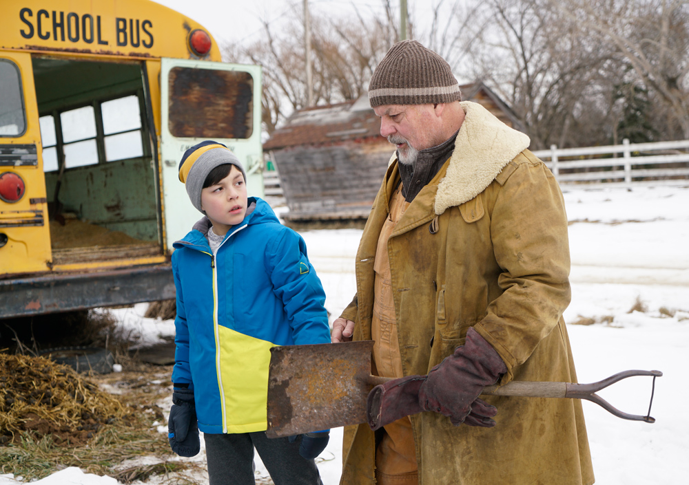 Michael Ironside and Luca Villacis in "Knuckleball"
