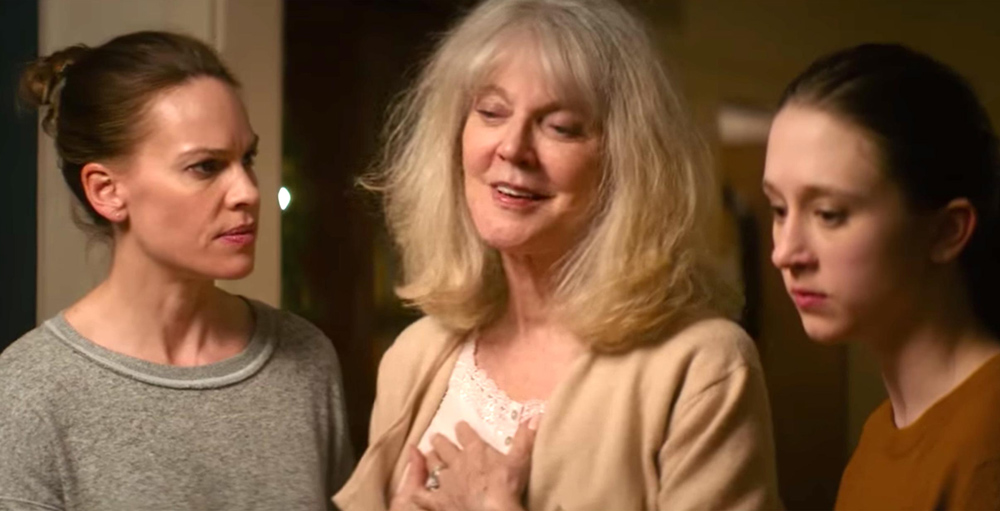 Hilary Swank, Blythe Danner and Taissa Farmiga in "What They Had"