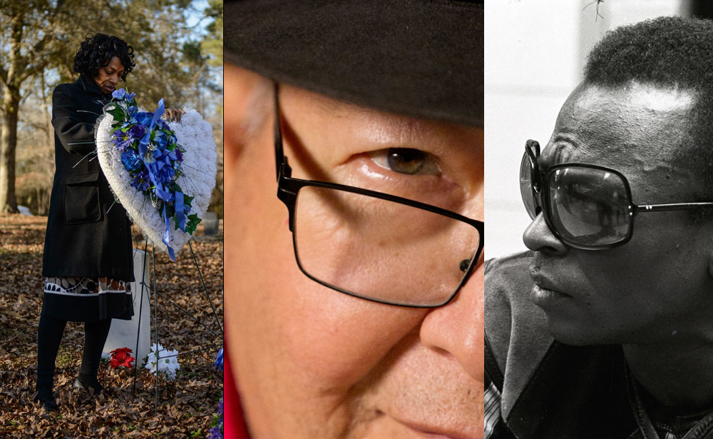 Scenes from "Always in Season," "Miles Davis: Birth of the Cool," and "Words from the Bear"