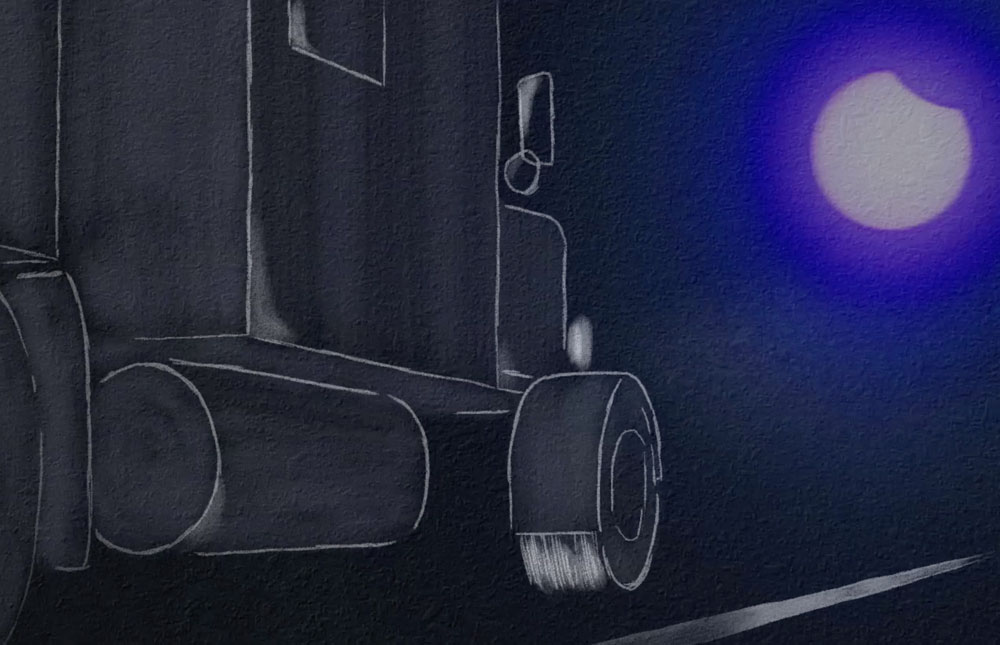 A scene from Geoff Marslett's "Phantom 52"