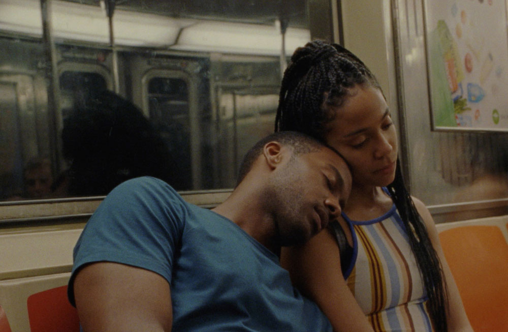 Zora Howard and Joshua Boone in "Premature"