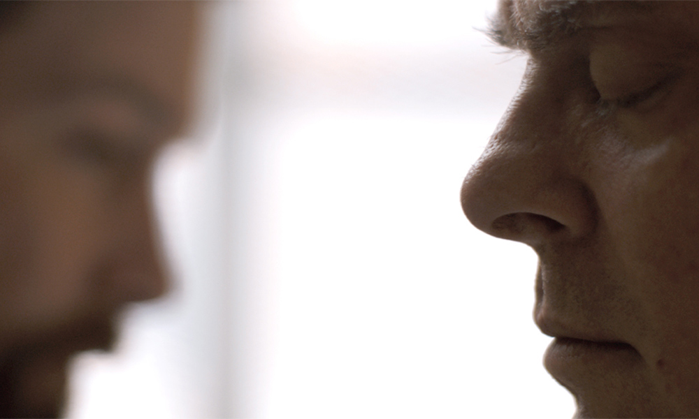 Shane Carruth and Jeremy Childs in "The Dead Center"