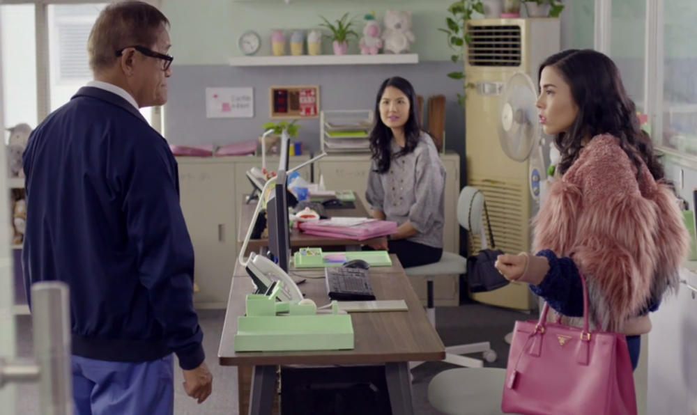 Richard Ng, Lynn Chen and Anna Akana in "Go Back to China"