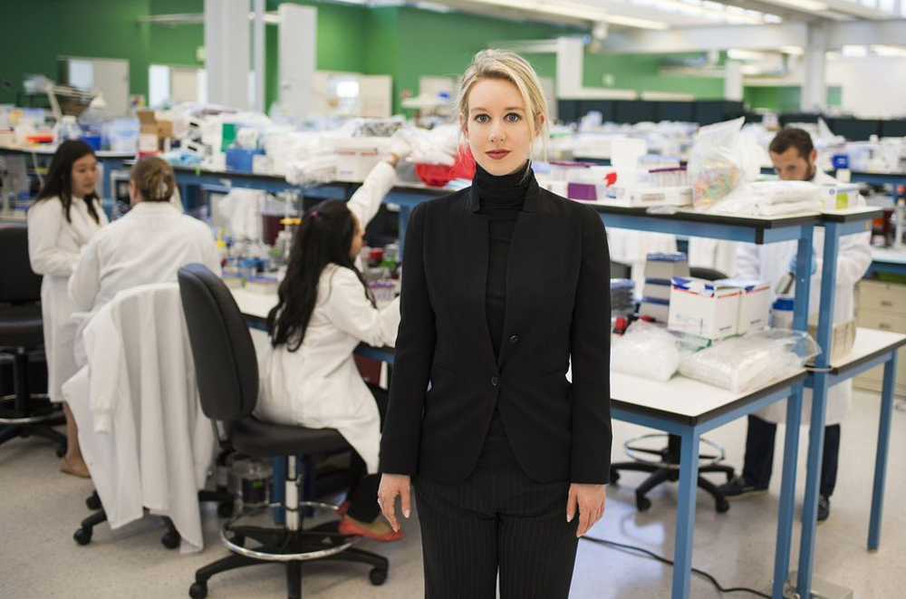 Elizabeth Holmes in "The Inventor: Out for Blood in Silicon Valley"