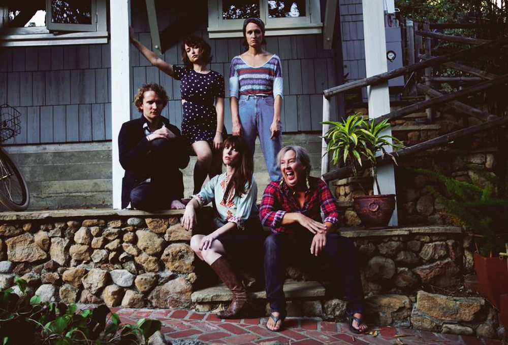 Breeda Wool, Milana Vayntrub, Sam Littlefield, Kestrin Pantera and Melanie Hutsell in "Mother's Little Helpers"