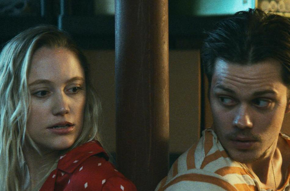 Maika Monroe and Bill Skarsgard in "Villains"