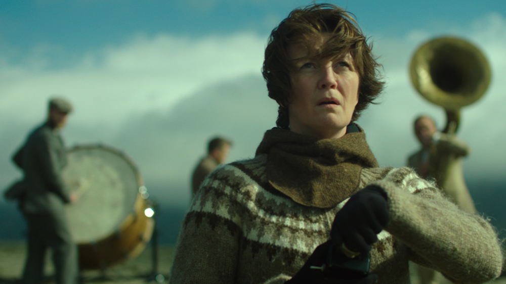Halldóra Geirharðsdóttir in "Woman at War"