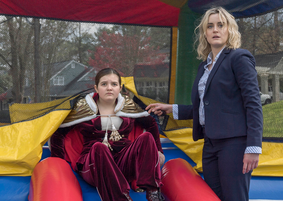 Taylor Schilling and Bryn Vale in "Family"