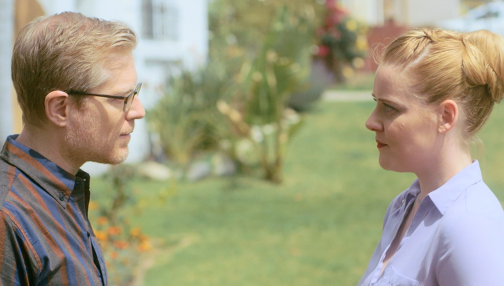 Anthony Rapp and Vivian Kerr in "Scrap"